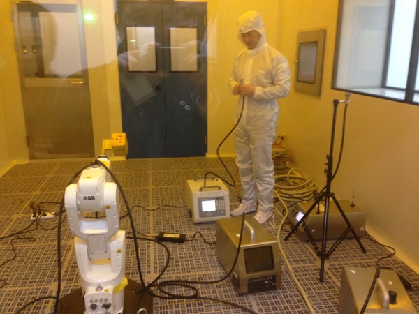 蘇州市計量測試研究所《空氣化學污染控制檢測評定實驗室》機器人測試